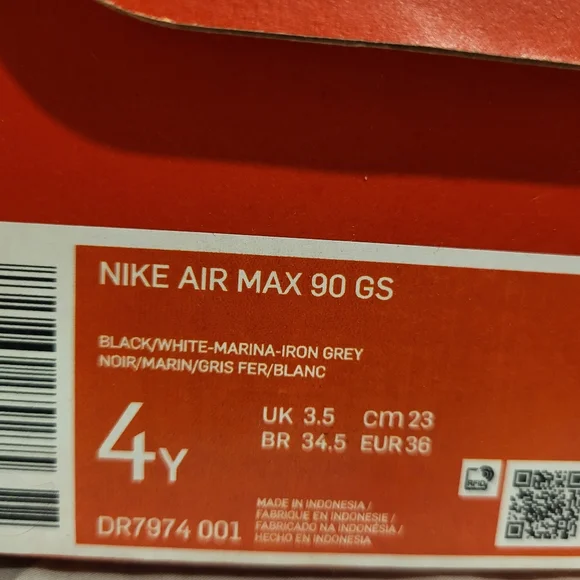 Boys new sz 4 Air Max 90 - Picture 4 of 4